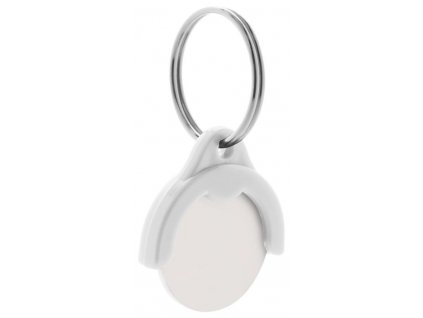 Přívěsek s bílým žetonem do vozíku