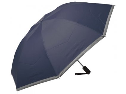 Reflexní skládací deštník, modrý
