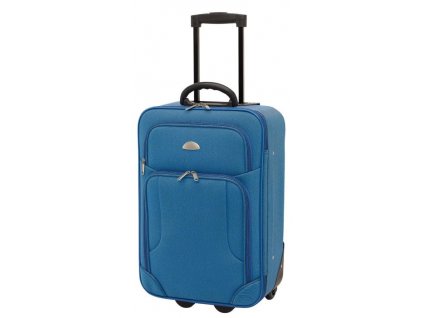 Cestovní kufr na kolečkách, modrý