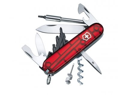 Victorinox CyberTool 29, transparentní červený