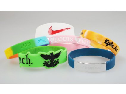 Zakázková výroba - silikonový náramek