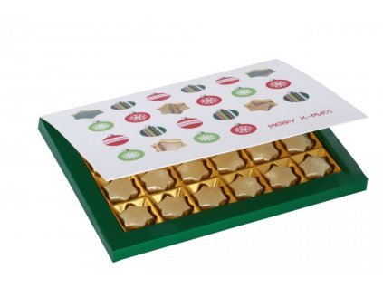 Krabička 24 ČOKOLÁDOVÝCH HVĚZD