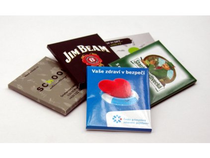 Kondomy z přírodního latexu, vlastní potisk obalu