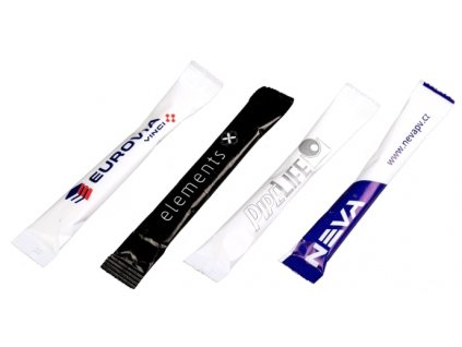 Zakázková výroba - cukr bílý v trubičce s potiskem