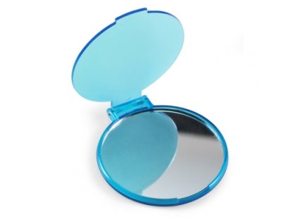 Zrcátko kulaté modré