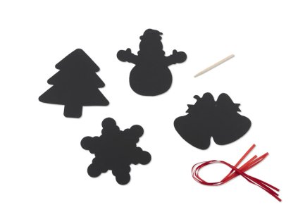 Sada škrabacích vánočních ozdob  DEKOR