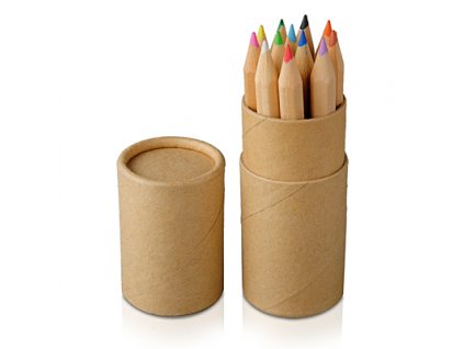 CRAYON M sada 12 pastelek 8,5 cm, přírodní