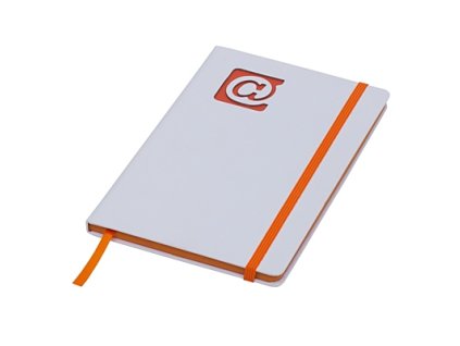 AT NOTE zápisník se čistými stranami 130x210 / 160 stran, oranžová/bílá