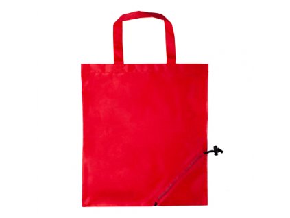 FOLDING BAG skládací nákupní taška, červená