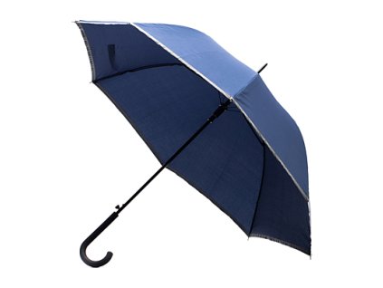 REFU automatický deštník s reflexním lemem, modrá
