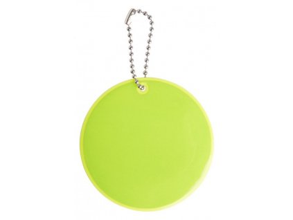 Reflexní přívěšek KOLEČKO, žluté