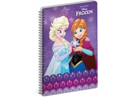 Spirálový blok Frozen – Ledové království Together, A5, linkovaný