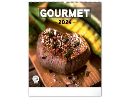Nástěnný kalendář Gourmet 2024, 48 × 56 cm