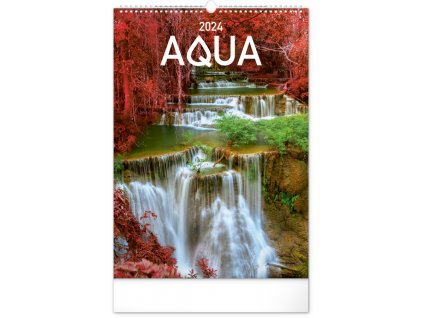 Nástěnný kalendář Voda 2024, 33 × 46 cm