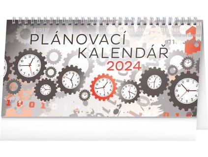Stolní kalendář Plánovací 2024, 25 × 12,5 cm