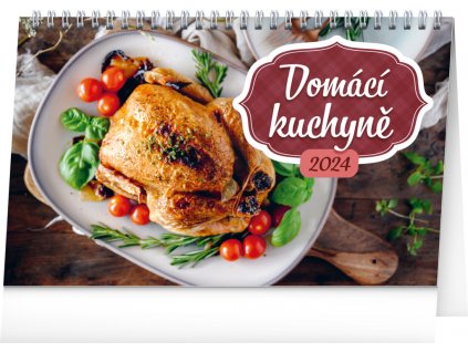 Stolní kalendář Domácí kuchyně 2024, 23,1 × 14,5 cm
