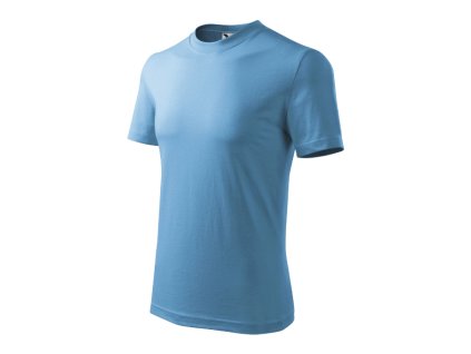 Heavy tričko unisex azurově modrá (Varianta S)