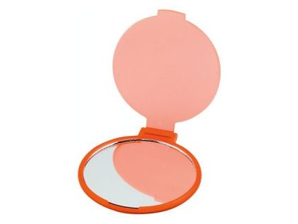 Zrcátko kulaté oranžové