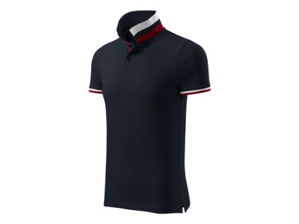 Collar Up polokošile pánská dark navy (Varianta S)