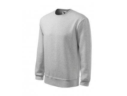 Essential mikina pánská/dětská světle šedý melír 158 cm/12 let (Varianta 158 cm/12 let)