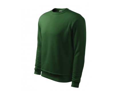 Essential mikina pánská/dětská lahvově zelená (Varianta S)