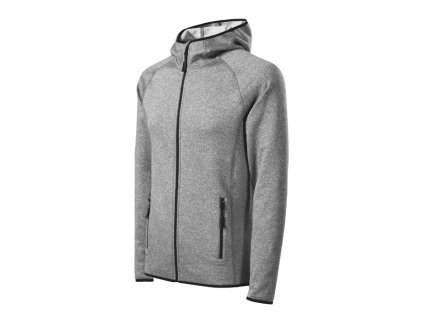 Direct stretch fleece pánský tmavě šedý melír (Varianta S)