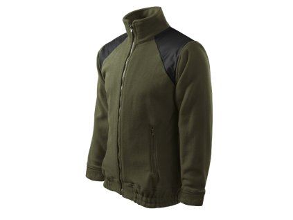 Jacket Hi-Q fleece unisex military (Varianta S)