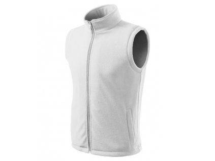 Next fleece vesta unisex bílá (Varianta XS)