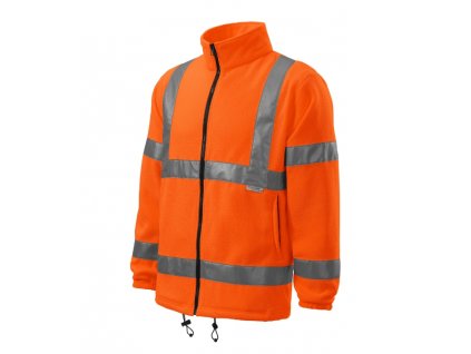 HV Fleece Jacket fleece unisex fluorescenční oranžová
