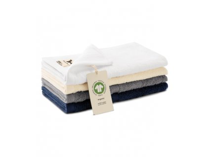 Organic (GOTS) malý ručník unisex bílá 30 x 50 c