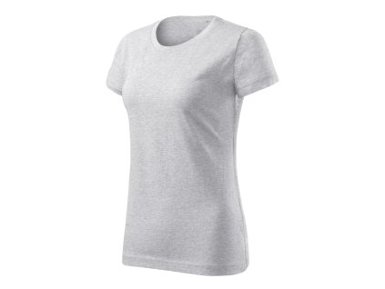 Basic Free tričko dámské světle šedý melír (Varianta XS)