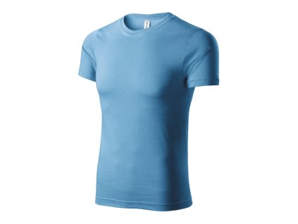 Paint tričko unisex azurově modrá (Varianta XS)