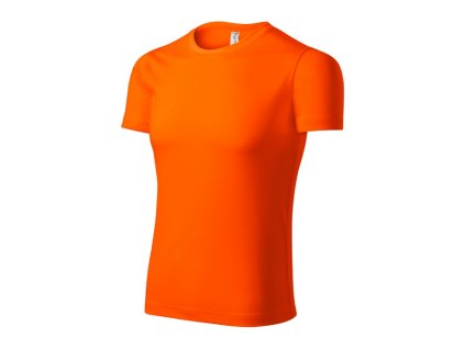 Pixel tričko unisex neon orange (Varianta XS)