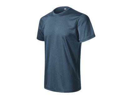 Chance (GRS) tričko pánské tmavý denim melír (Varianta S)