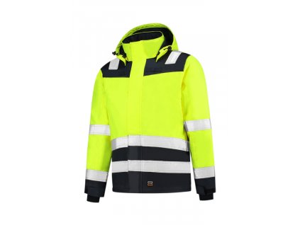 Midi Parka High Vis Bicolor pracovní bunda unisex fluorescenční žlutá