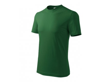 Base tričko unisex lahvově zelená