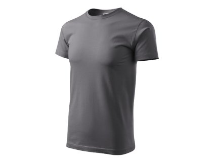 Basic tričko pánské ocelově šedá (Varianta L)