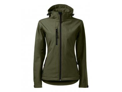 Performance softshellová bunda dámská military (Varianta XL)