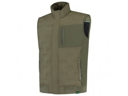 Puffer Bodywarmer Rewear vesta unisex army (Varianta M)