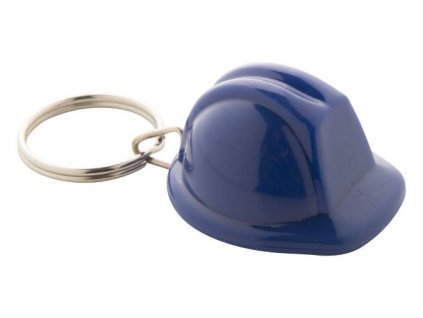 Přívěsek ve tvaru pracovní přilby, modrý