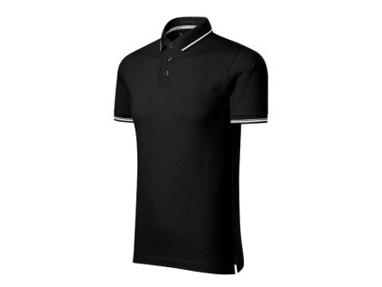 Perfection plain polokošile pánská černá (Varianta 3XL)