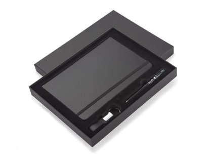 Sada poznámkového bloku s perem a kroužkem na klíče  PROBIZ A5