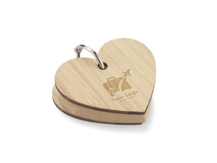 Přívěšek na klíče se samolepícími lístky LOVA