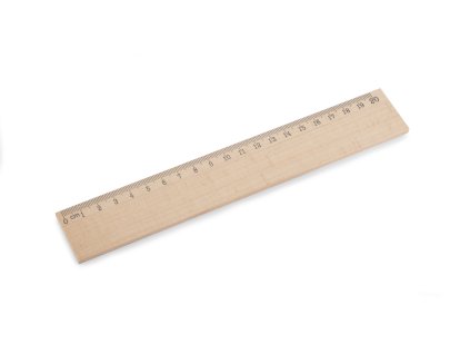 Dřevěné pravítko 20 cm DALJO