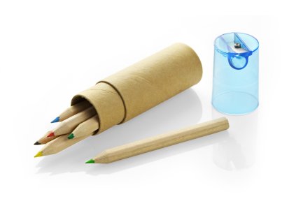 Pastelky s ořezávátkem 6 ks. FARVE