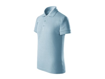 Pique Polo Free polokošile dětská nebesky modrá 122 cm/6 let (Varianta 122 cm/6 let)