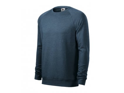 Merger mikina pánská tmavý denim melír (Varianta S)