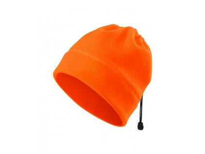 HV Practic fleece čepice unisex fluorescenční oranžová uni (Varianta uni)