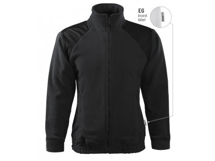 Jacket Hi-Q fleece unisex ebony gray 94 (brand label) (Varianta S)