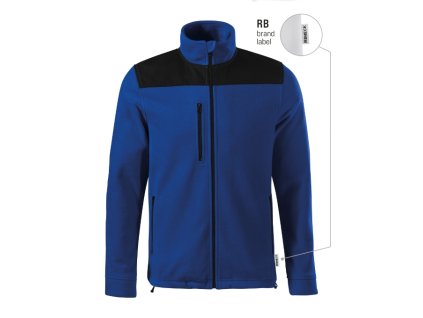 Effect fleece unisex královská modrá 05 (brand label) (Varianta S)